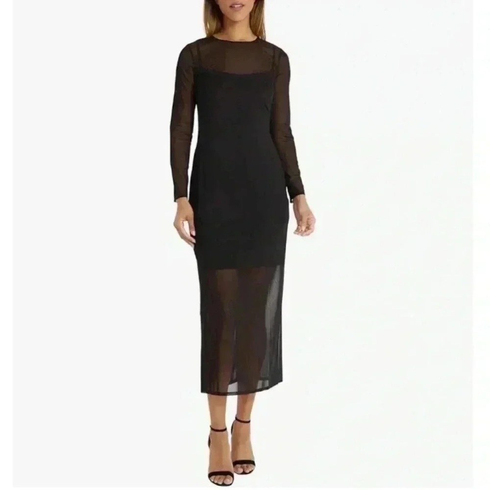 Urban Outfitters Black Long Sleeve Dress